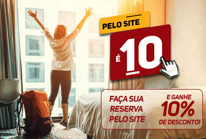 Desconto de 10% pelo site.